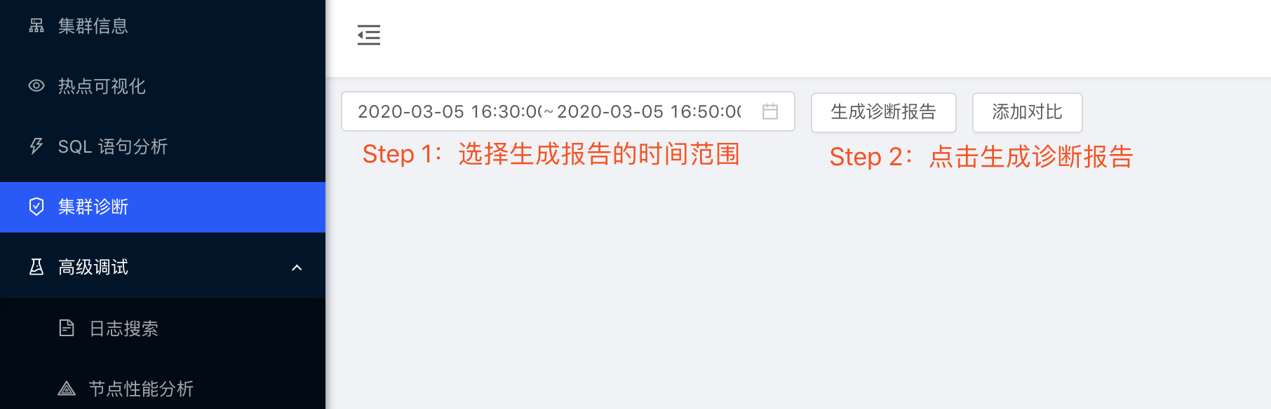 生成诊断报告步骤